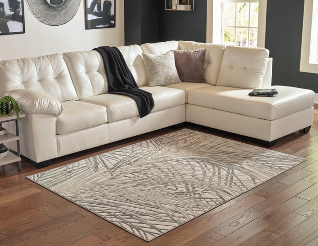 Hayesford Cream/gray 7'10" X 10'6" Rug - Ella Furniture