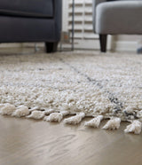 Abdalah Beige/gray 7'10" X 9'10" Rug - Ella Furniture