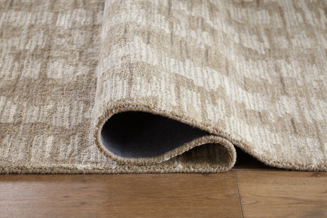 Abanlane Brown/cream 5' X 7' Rug - Ella Furniture