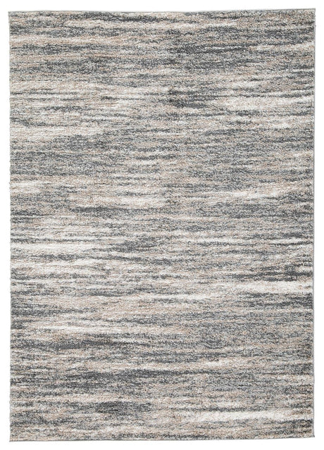 Gizela Ivory/beige/gray 5'3" X 7'3" Rug - Ella Furniture