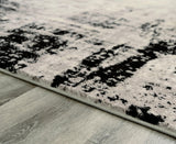 Zekeman Black/cream/gray 5'3" X 7'7" Rug - Ella Furniture