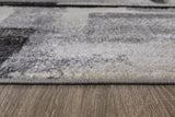 Brycebourne Black/cream/gray 7'10" X 10' Rug - Ella Furniture