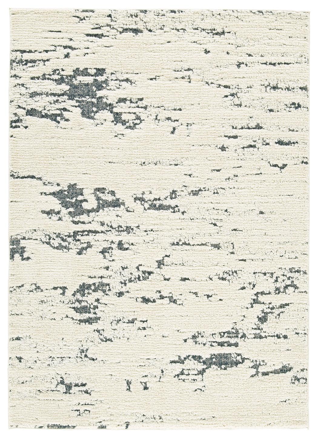 Addylin Cream/charcoal 7'10" X 9'10" Rug - Ella Furniture