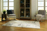 Addylin Cream/charcoal 7'10" X 9'10" Rug - Ella Furniture