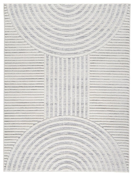 Lambworth Gray/cream 7'10" X 10' Rug - Ella Furniture