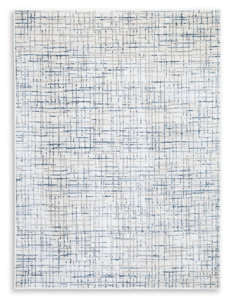 Beckfille Blue/gray/cream 5' X 7' Rug - Ella Furniture