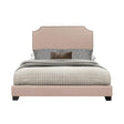 Miranda Beige Modern Solid Wood Fabric King Upholstered Bedroom Set - Ella Furniture