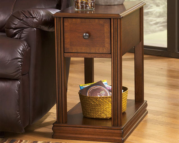 Breegin Brown Chairside End Table T007-527 - Ella Furniture