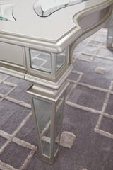 Tessani Silver Coffee Table - Ella Furniture