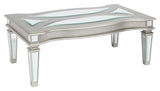 Tessani Silver Coffee Table - Ella Furniture