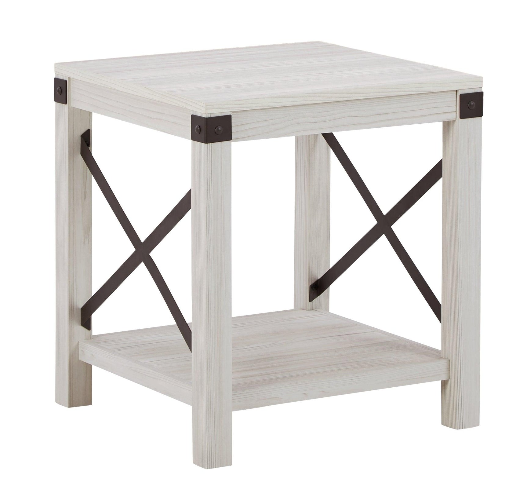 Bayflynn Whitewash End Table - Ella Furniture