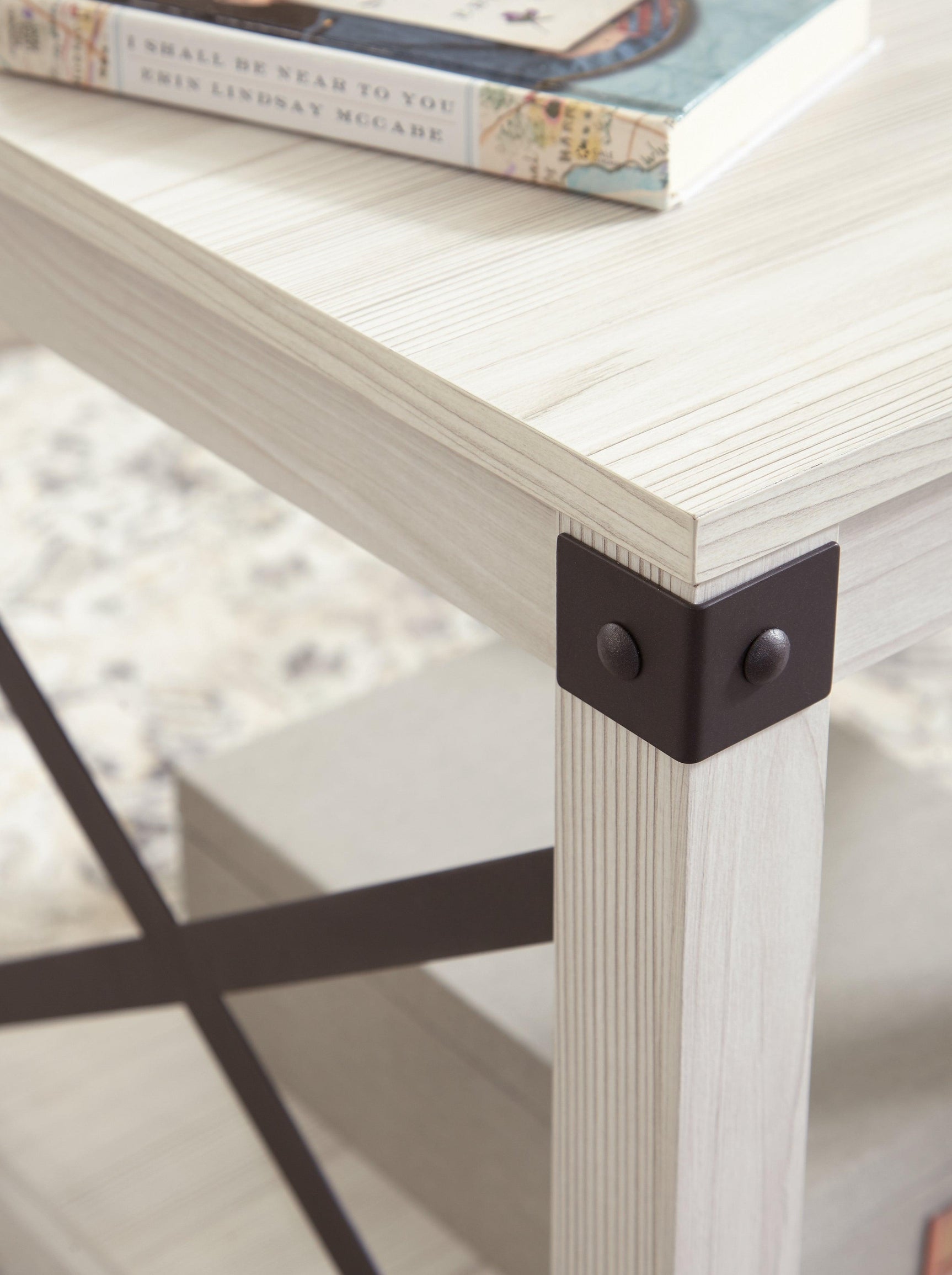 Bayflynn Whitewash End Table - Ella Furniture