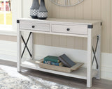 Bayflynn Whitewash Sofa/console Table - Ella Furniture