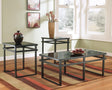 Laney Black Table (Set Of 3) - Ella Furniture