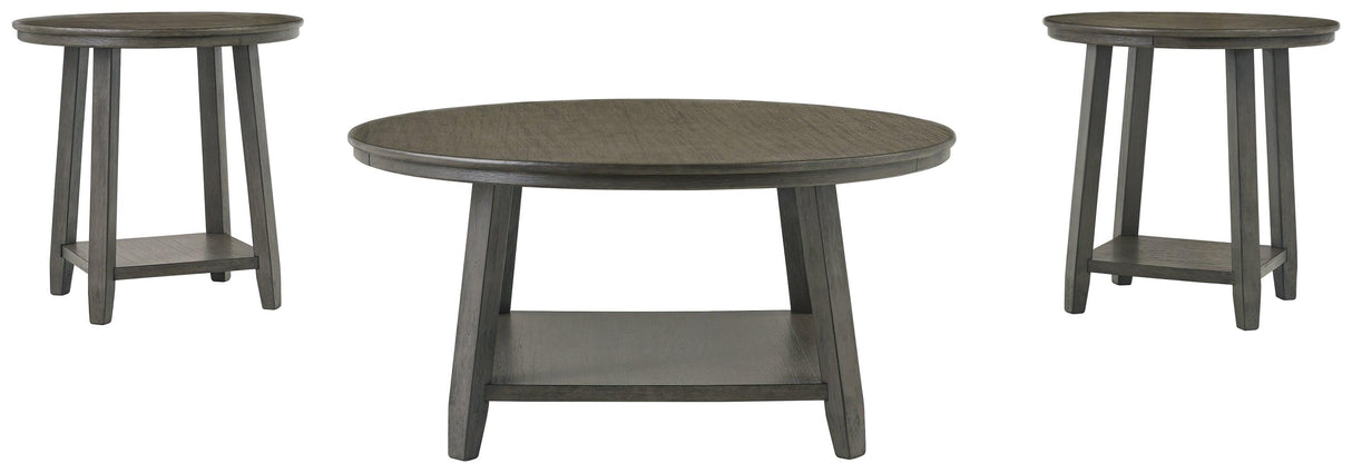 Caitbrook Gray Table (Set Of 3) - Ella Furniture