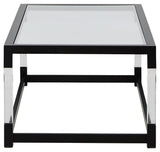 Nallynx Metallic Gray Coffee Table - Ella Furniture