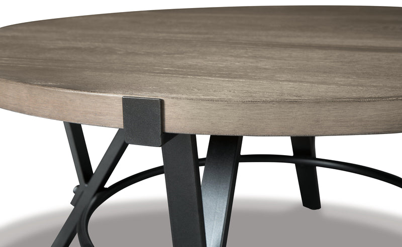 Zontini Light Brown Coffee Table - Ella Furniture