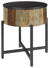 Nashbryn Gray/brown End Table - Ella Furniture