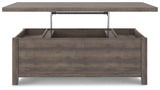Arlenbry Gray Coffee Table With Lift Top - Ella Furniture