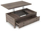 Arlenbry Gray Coffee Table With Lift Top - Ella Furniture
