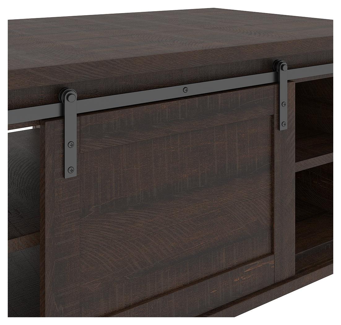 Camiburg Warm Brown Coffee Table - Ella Furniture