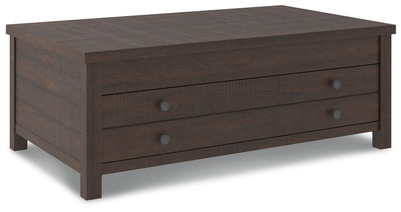 Camiburg Warm Brown Coffee Table With Lift Top