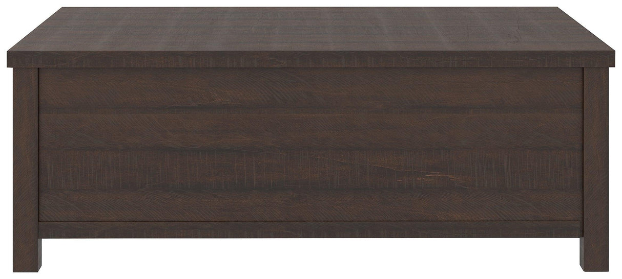 Camiburg Warm Brown Coffee Table With Lift Top - Ella Furniture