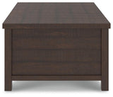 Camiburg Warm Brown Coffee Table With Lift Top - Ella Furniture