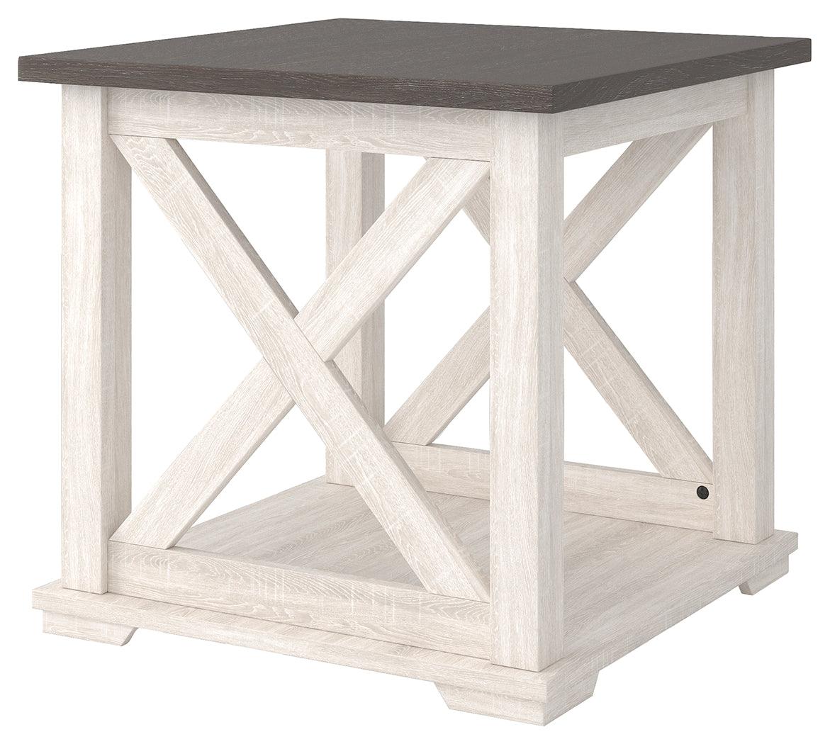 Dorrinson Two-tone End Table - Ella Furniture