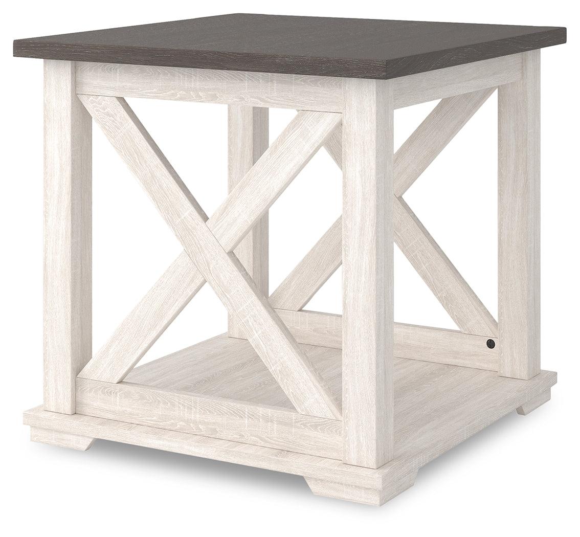 Dorrinson Two-tone End Table - Ella Furniture