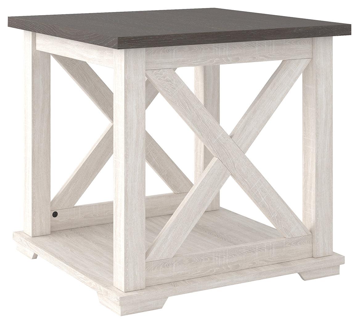 Dorrinson Two-tone End Table - Ella Furniture