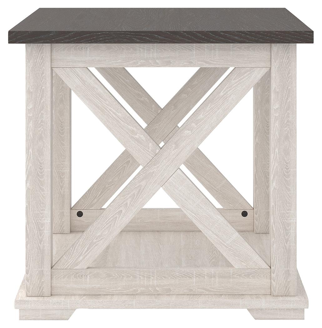 Dorrinson Two-tone End Table - Ella Furniture