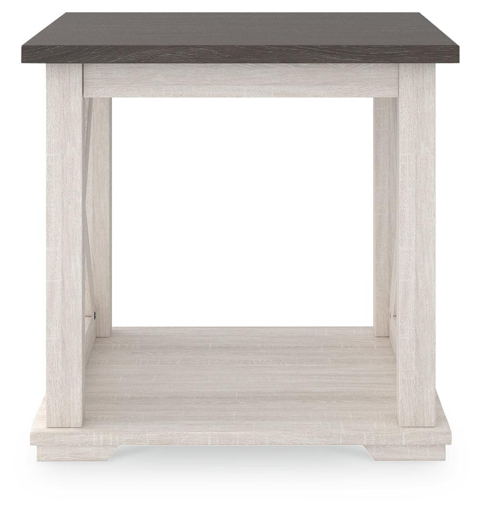 Dorrinson Two-tone End Table - Ella Furniture