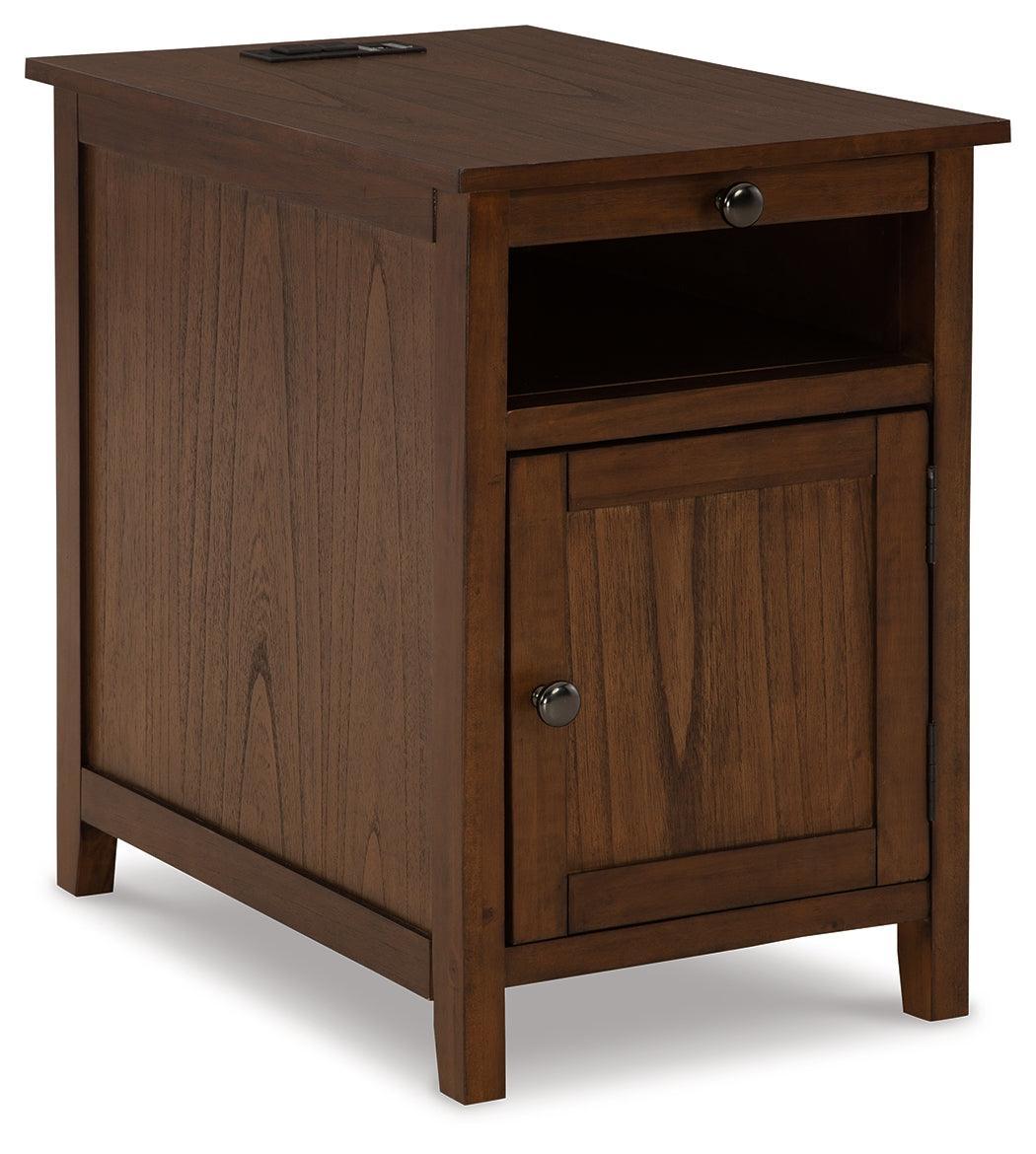 Treytown Brown Chairside End Table - Ella Furniture