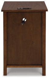 Treytown Brown Chairside End Table - Ella Furniture