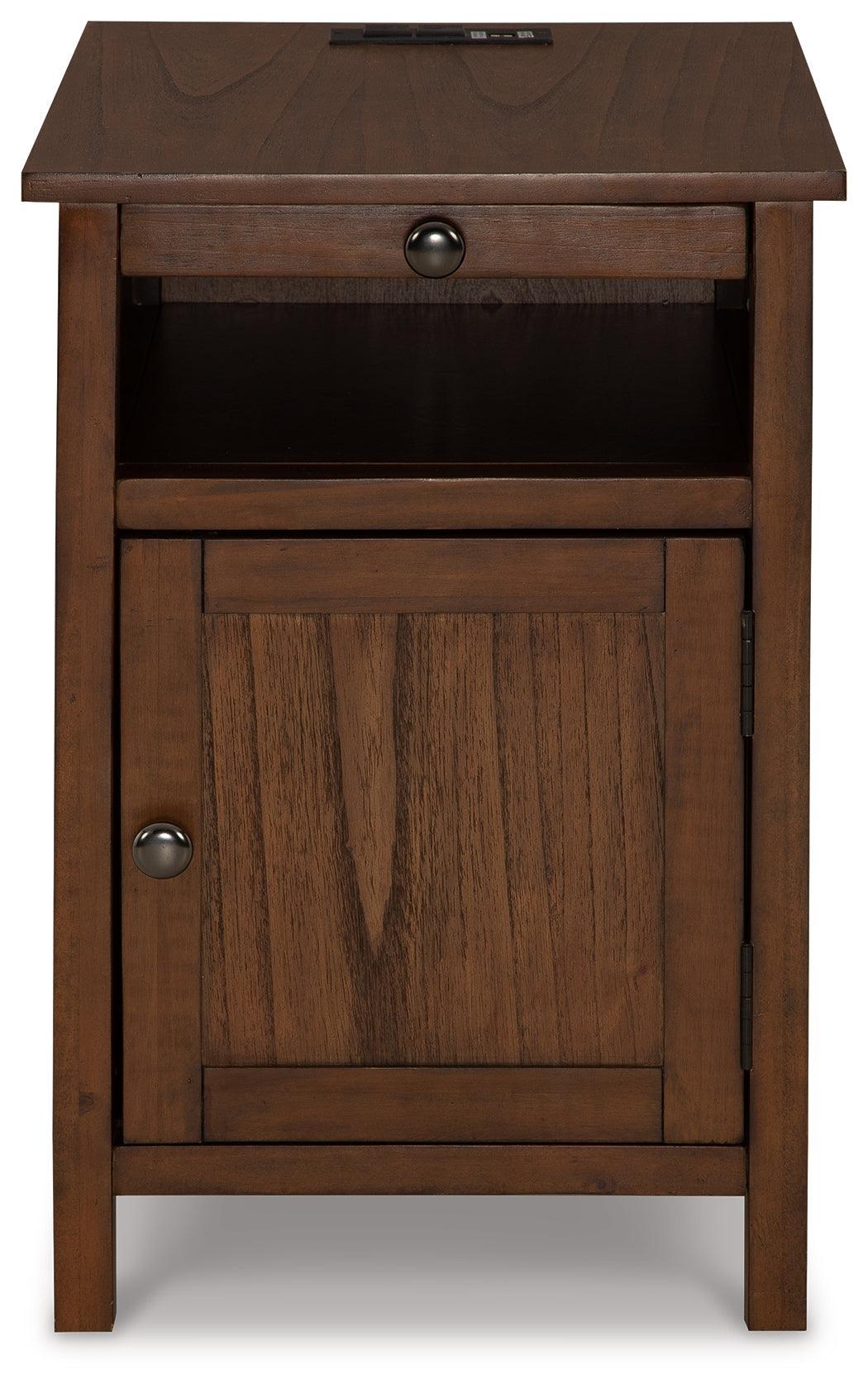 Treytown Brown Chairside End Table - Ella Furniture