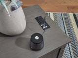 Treytown Gray Chairside End Table - Ella Furniture