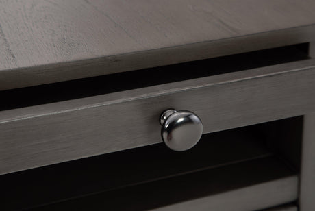 Treytown Gray Chairside End Table - Ella Furniture