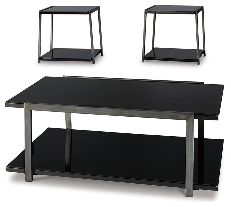 Rollynx Black Table (Set Of 3)