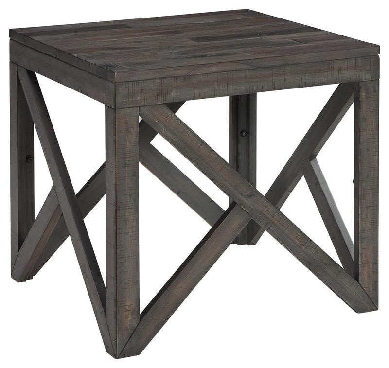 Haroflyn Gray Coffee Table With 2 End Tables - Ella Furniture
