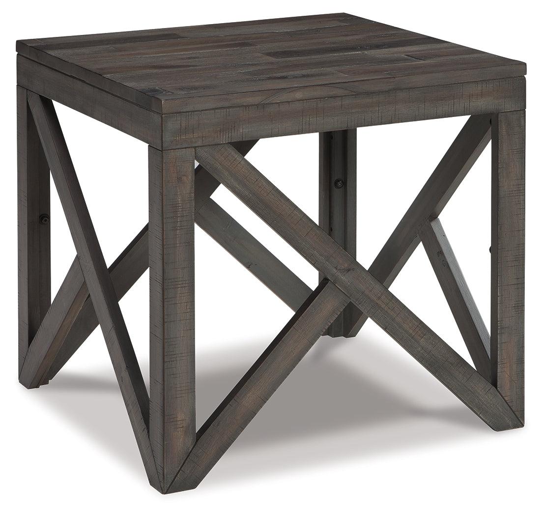 Haroflyn Gray End Table - Ella Furniture