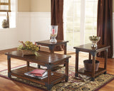 Murphy Medium Brown Table (Set Of 3) - Ella Furniture