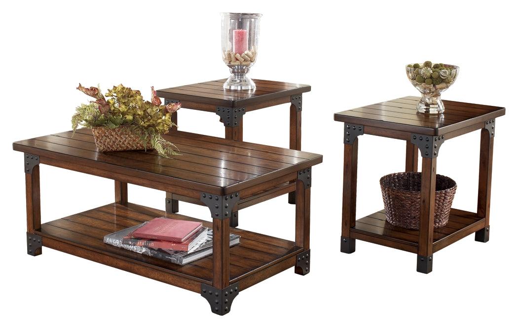 Murphy Medium Brown Table (Set Of 3) - Ella Furniture