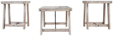 Carynhurst Whitewash Table (Set Of 3) - Ella Furniture