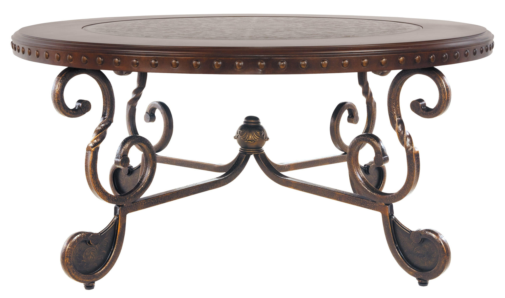 Rafferty Dark Brown Coffee Table - Ella Furniture