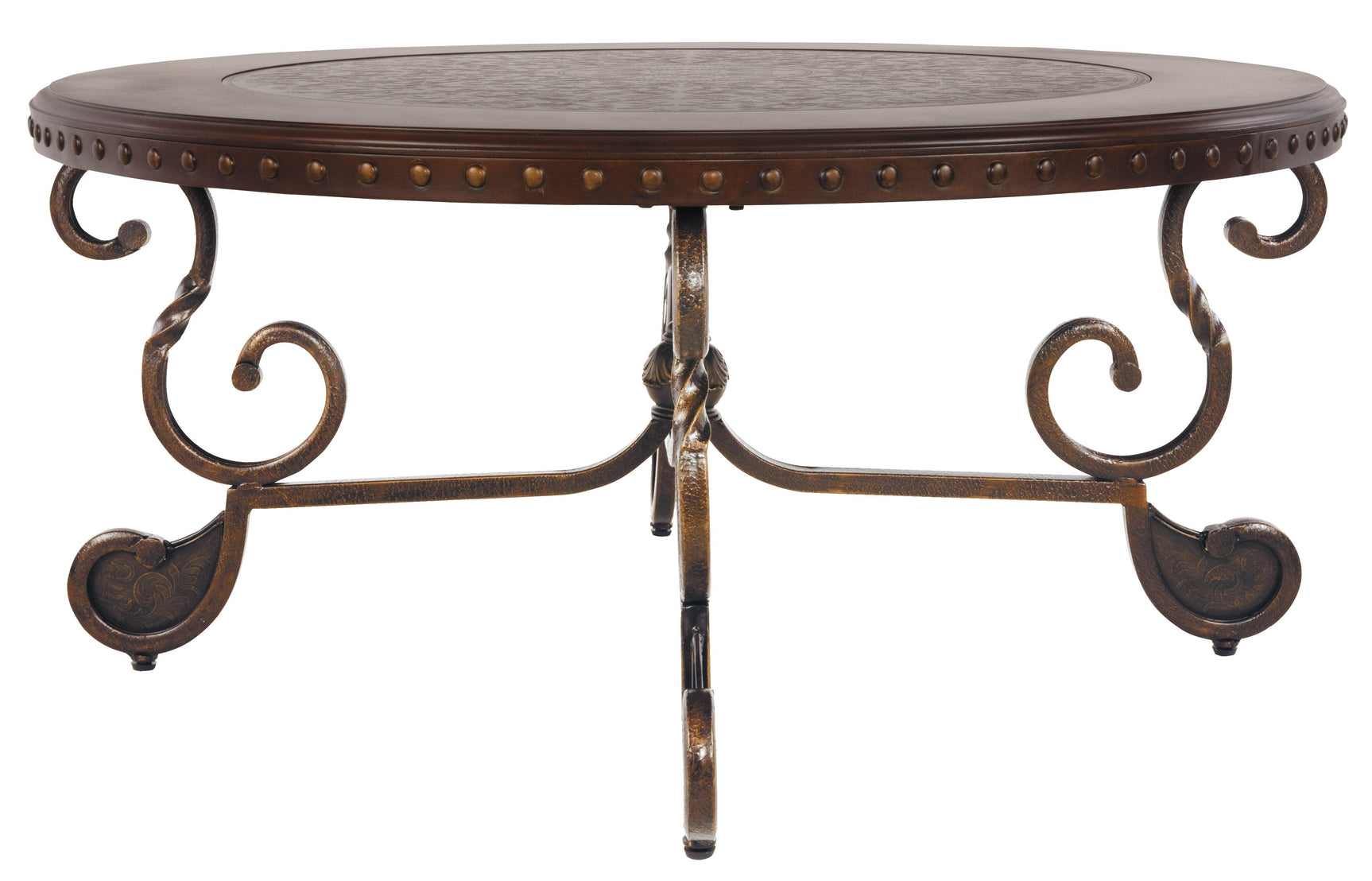 Rafferty Dark Brown Coffee Table - Ella Furniture