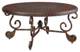 Rafferty Dark Brown Coffee Table - Ella Furniture