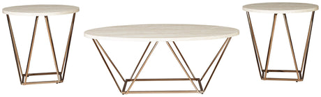 Tarica Two-tone Table (Set Of 3) - Ella Furniture