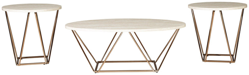 Tarica Two-tone Table (Set Of 3)