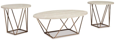 Tarica Two-tone Table (Set Of 3) - Ella Furniture